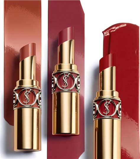 ysl rouge volupte shine 试 色|rouge volupté shine lipstick balm.